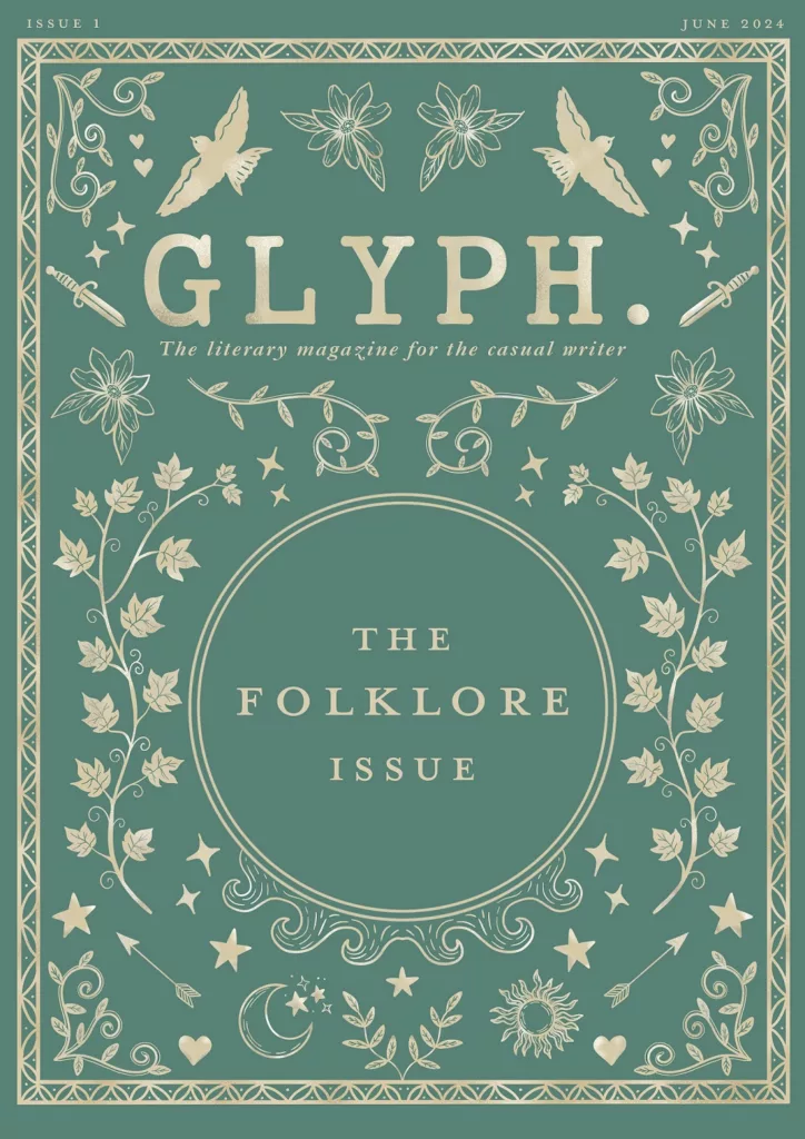 Issue 1 - Folklore cover - Glyph UK literary magazine